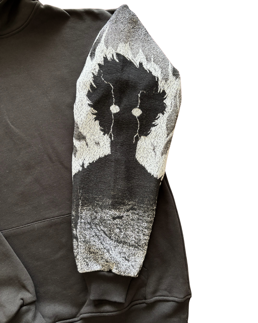 Felpa nera con cappuccio - "Shigeo Kageyama" - Mob Psycho 100