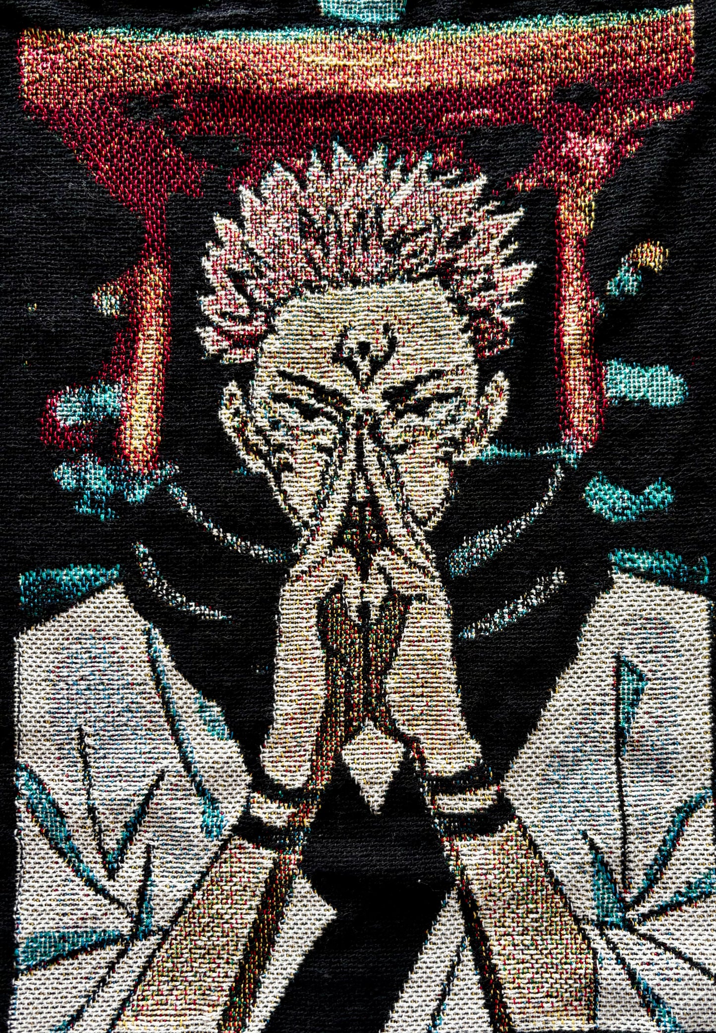 Felpa nera con cappuccio - "Sukuna" - Jujutsu Kaisen
