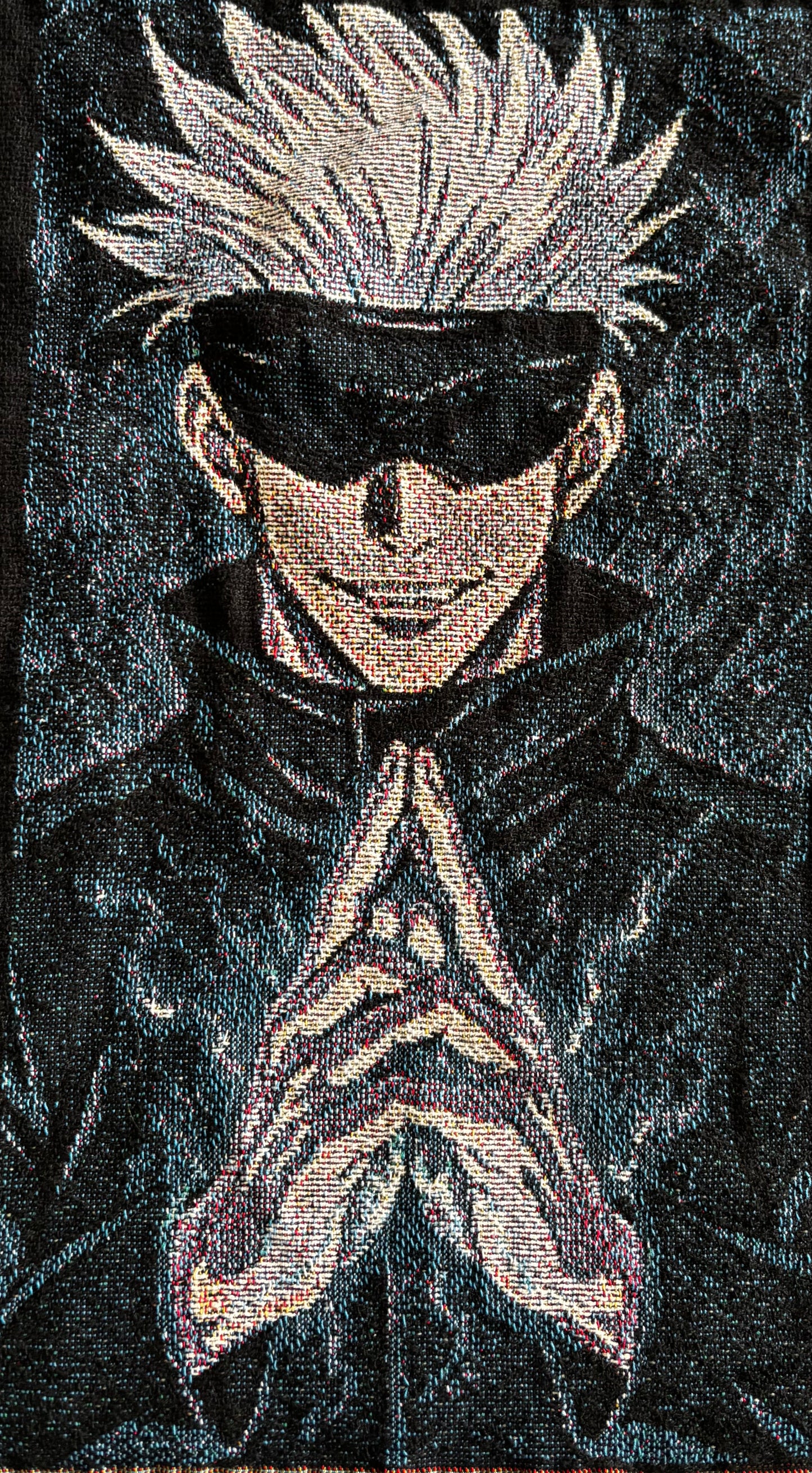 Felpa nera con cappuccio - "Gojo Satoru v5" - Jujutsu Kaisen