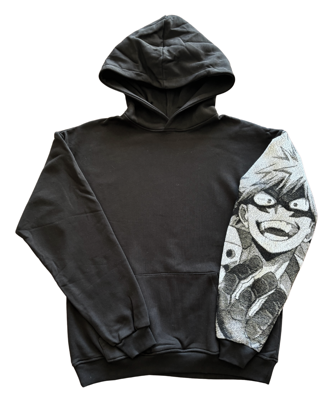 Felpa nera con cappuccio - "Bakugo" - My Hero Academia