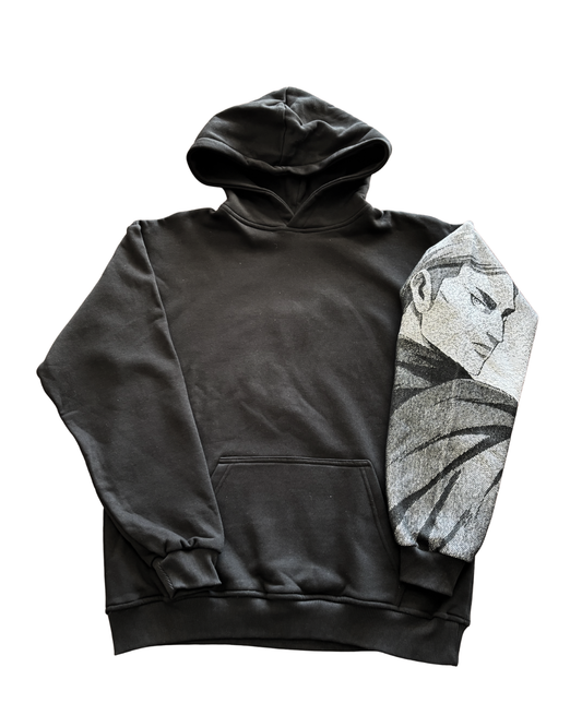 Felpa nera con cappuccio - "Erwin" - Attack on Titan