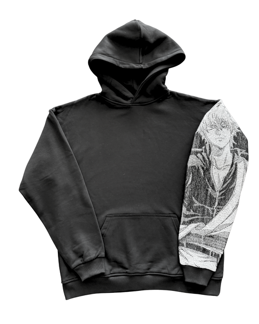 Felpa nera con cappuccio - "Gintoki" - Gintama