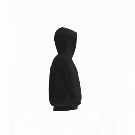 Felpa nera con cappuccio - "Kakashi" - Naruto