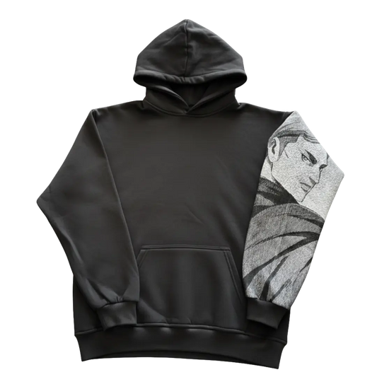 Felpa nera con cappuccio - "Erwin" - Attack on Titan