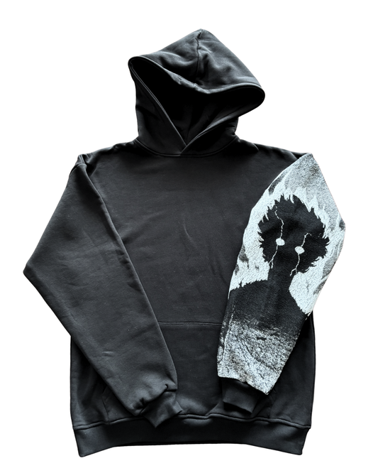Felpa nera con cappuccio - "Shigeo Kageyama" - Mob Psycho 100