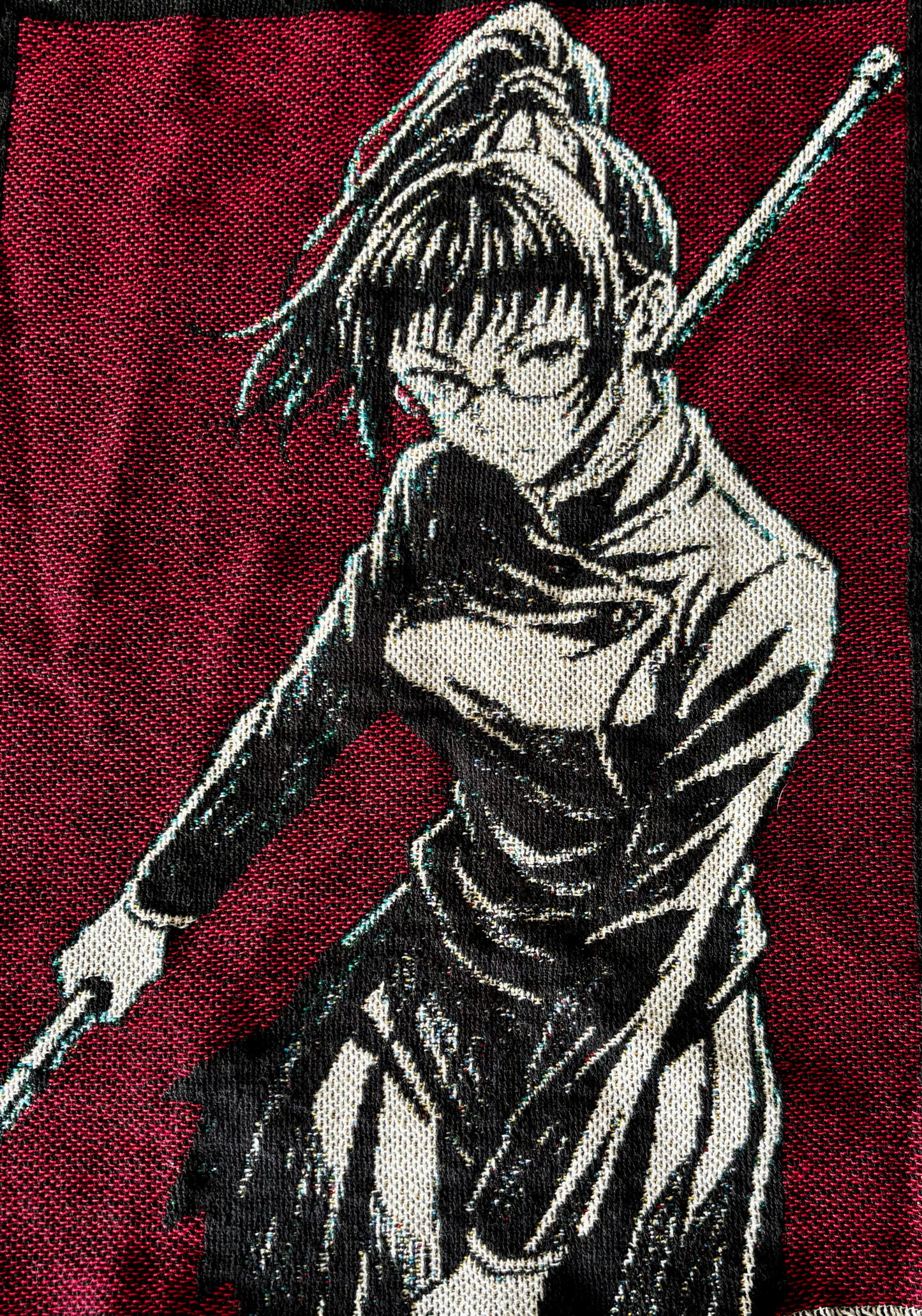 Felpa nera con cappuccio - "Maki" - Jujutsu Kaisen