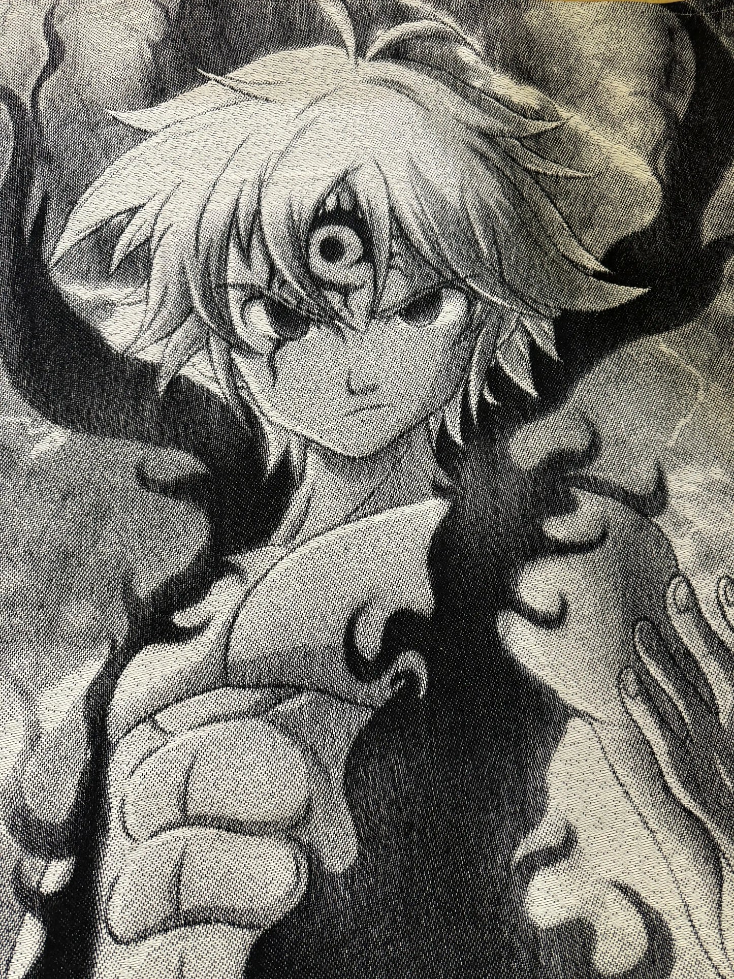 Felpa nera con cappuccio - "Meliodas" - Seven Deadly Sins