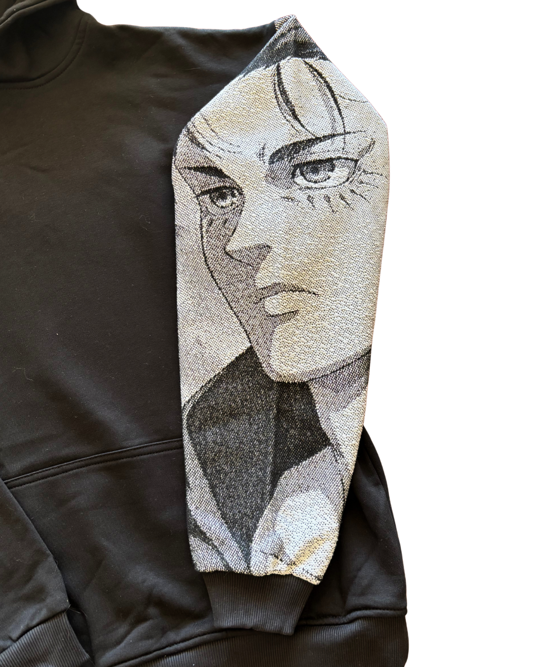 Felpa nera con cappuccio - "Eren" - Attack on titan