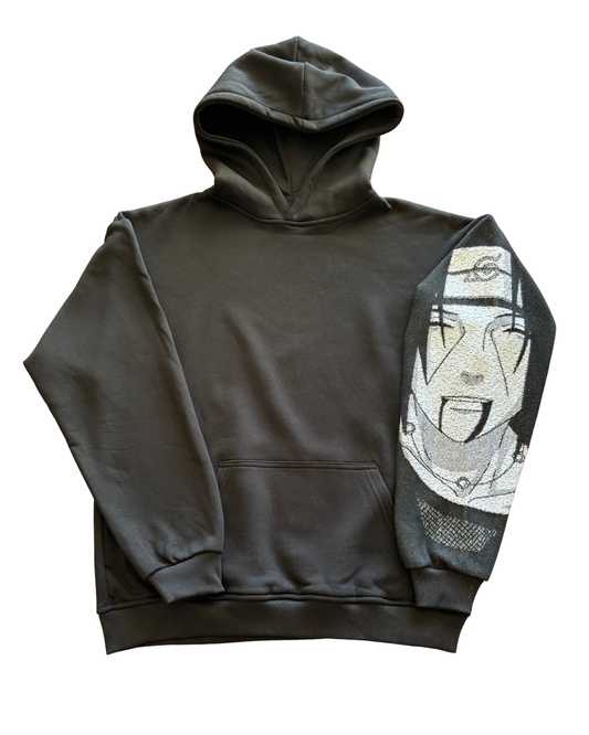 Felpa nera con cappuccio - "Itachi" - Naruto