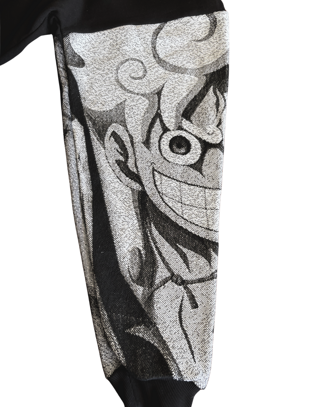 Felpa nera con cappuccio - "Luffy gear 5" - One Piece