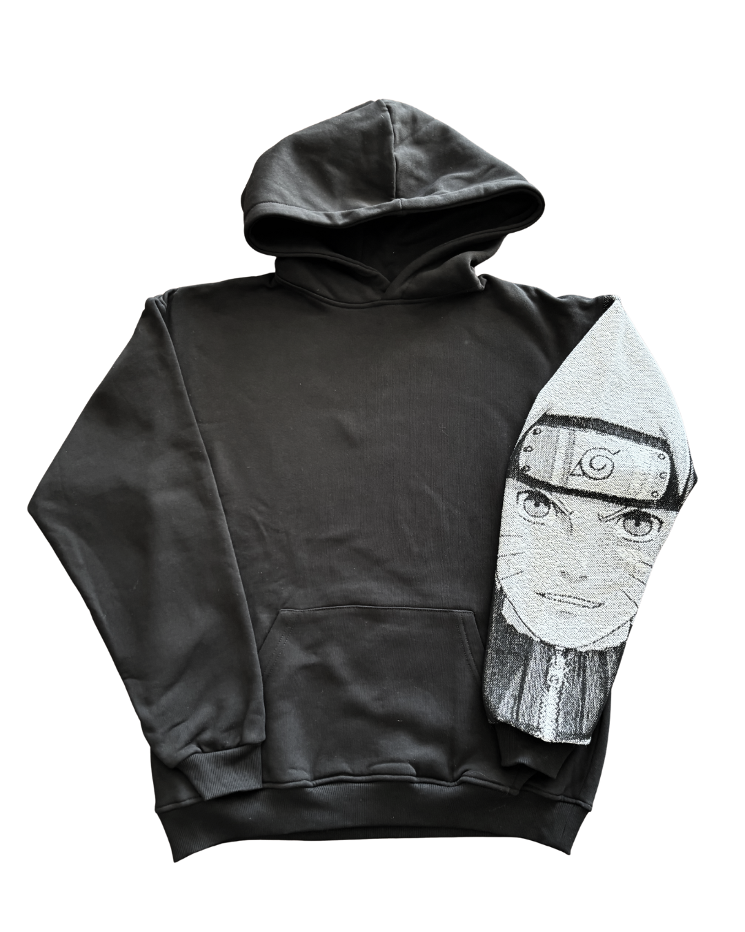 Felpa nera con cappuccio - "Naruto" - Naruto